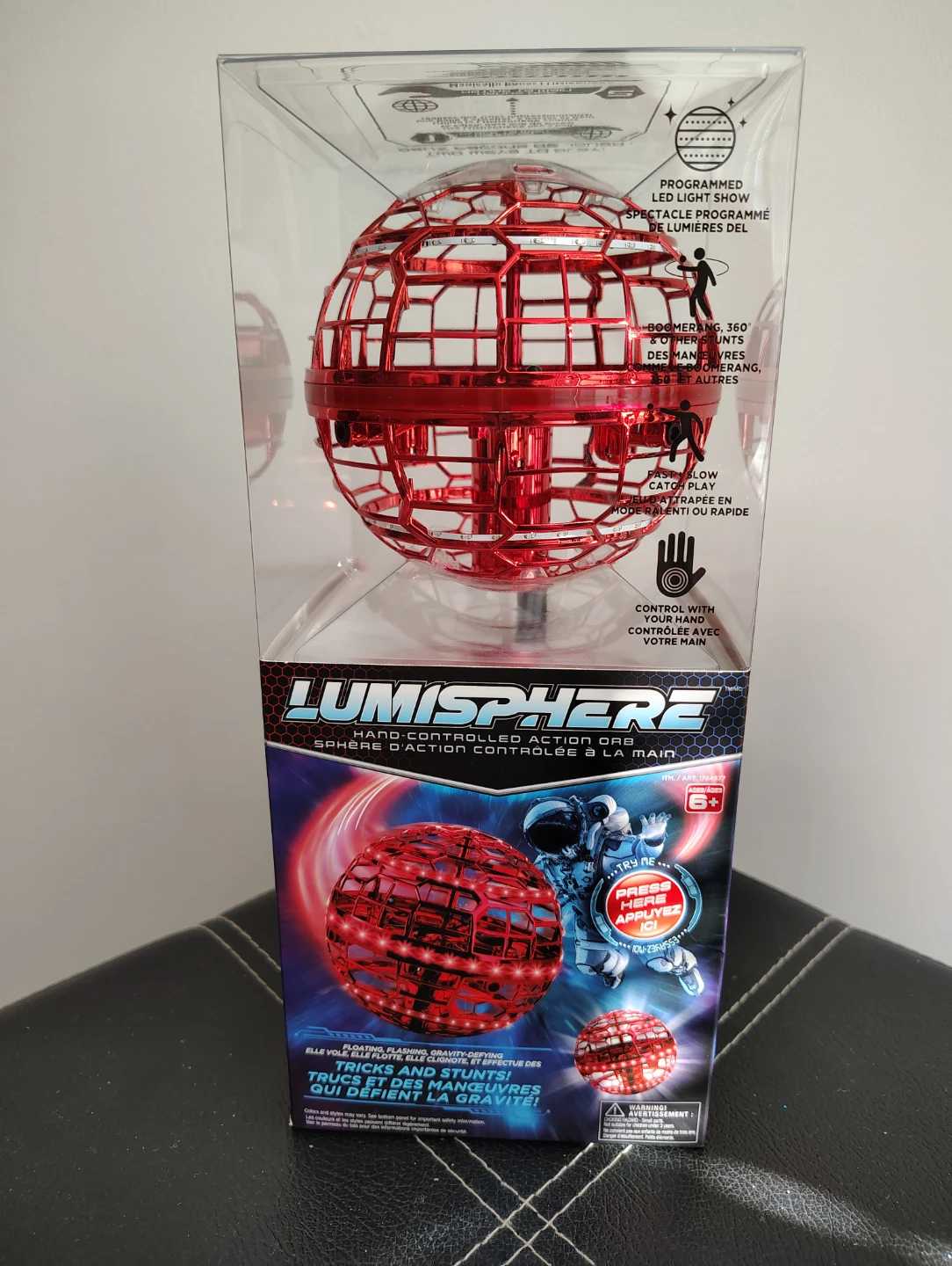 LumiSphere Hand-Controlled Action Orb Flying Toy