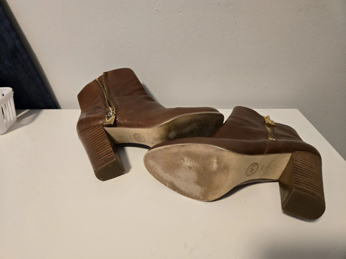 Michael Kors Women's Brown Leather Ankle Boots - photo 2