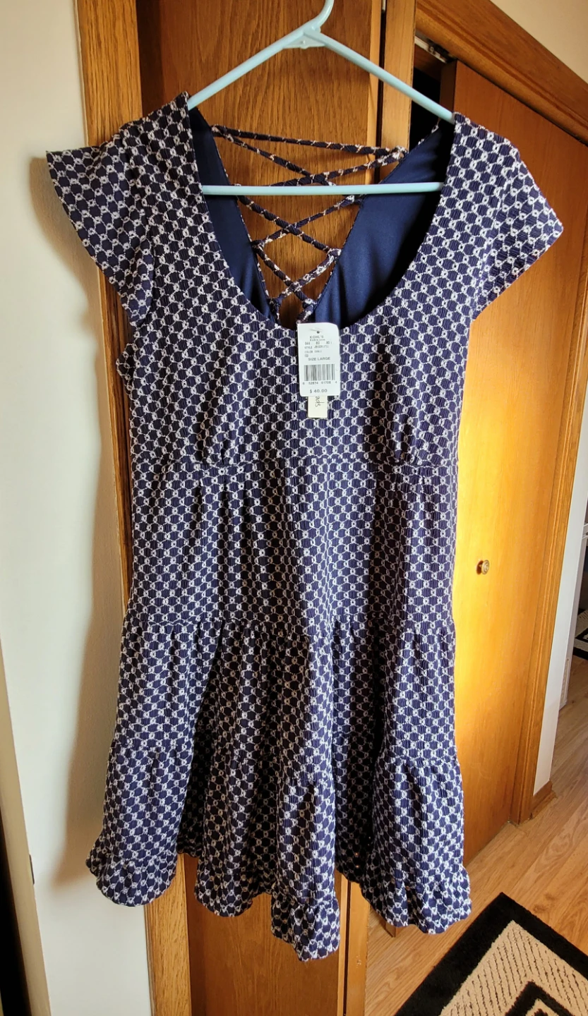 ♥️NEW Large Dress Navy🏆