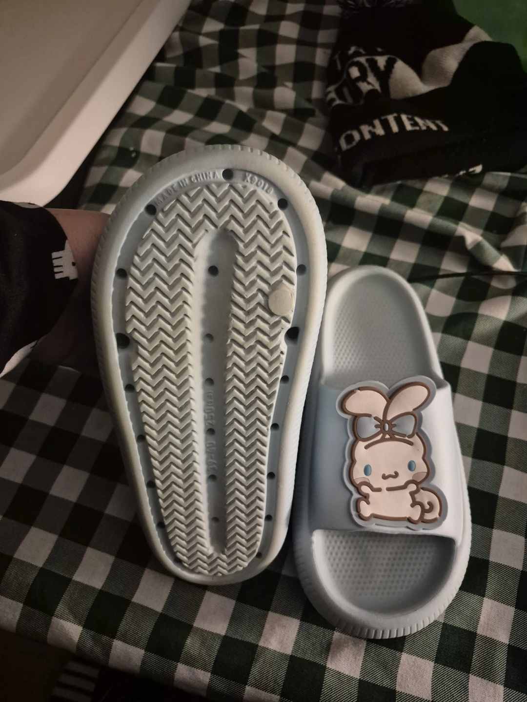 Light Blue Bunny Slides - photo 2