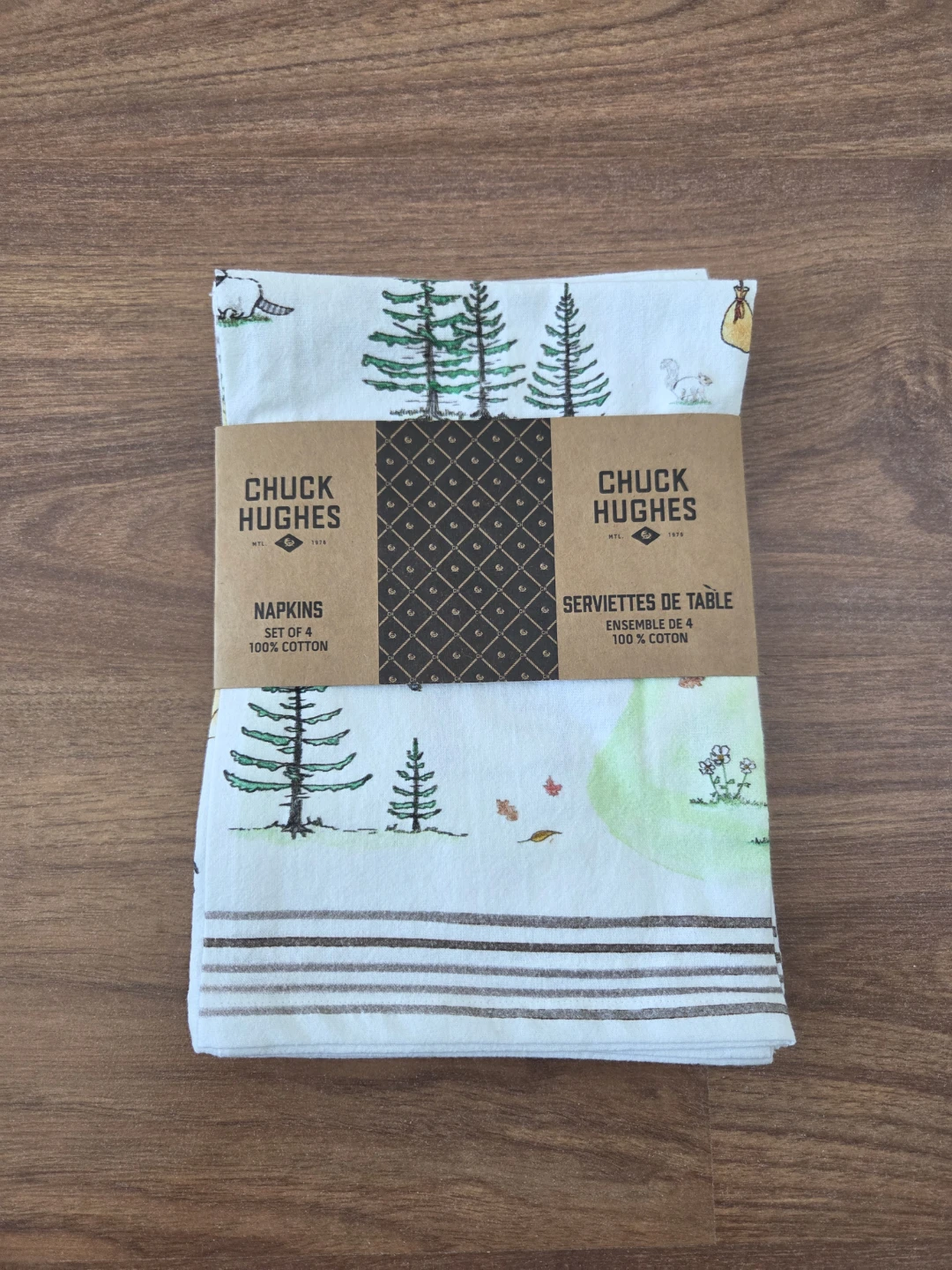 Chuck Hughes Napkins Set of 4