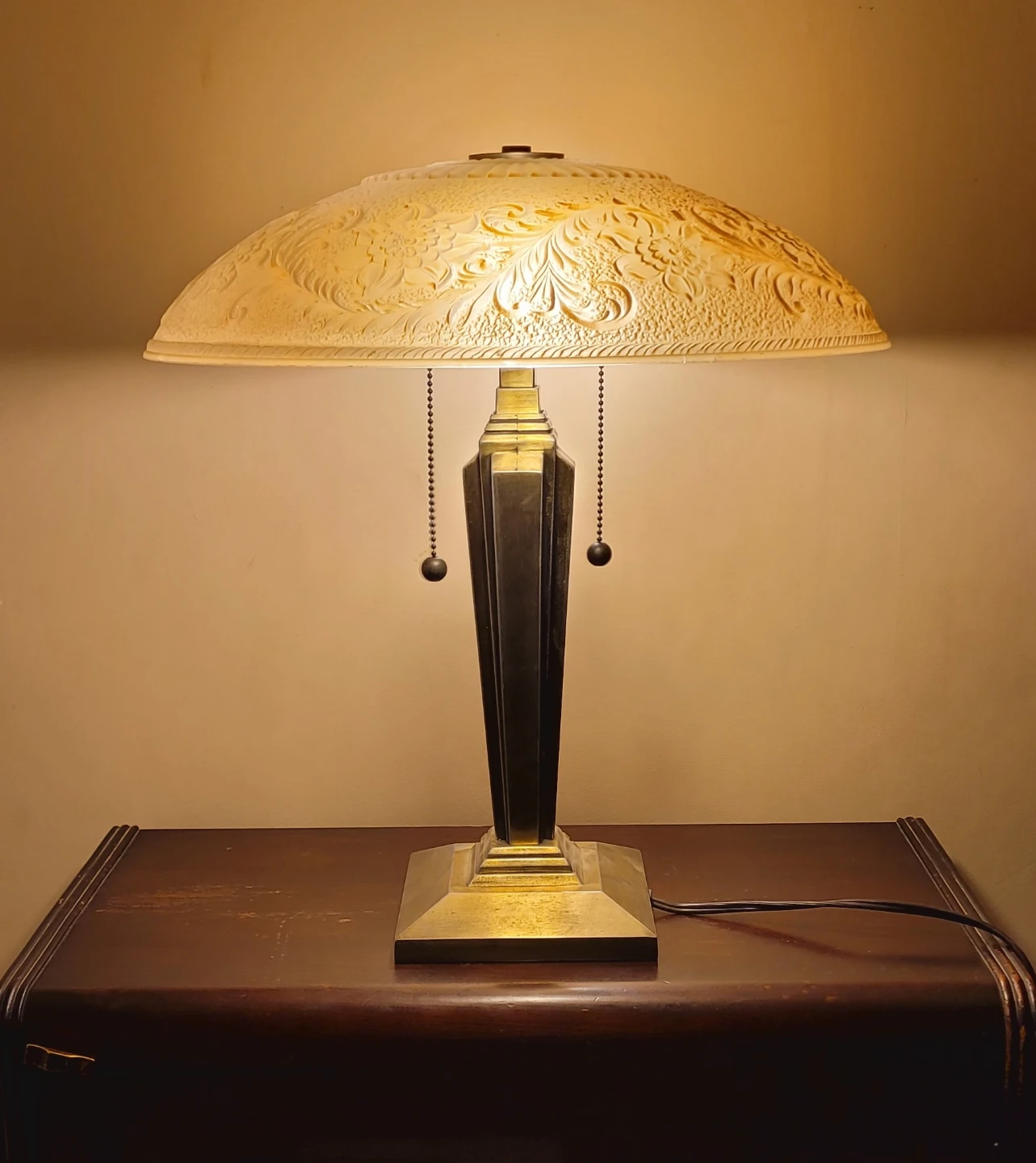 French Art Deco Table Lamp