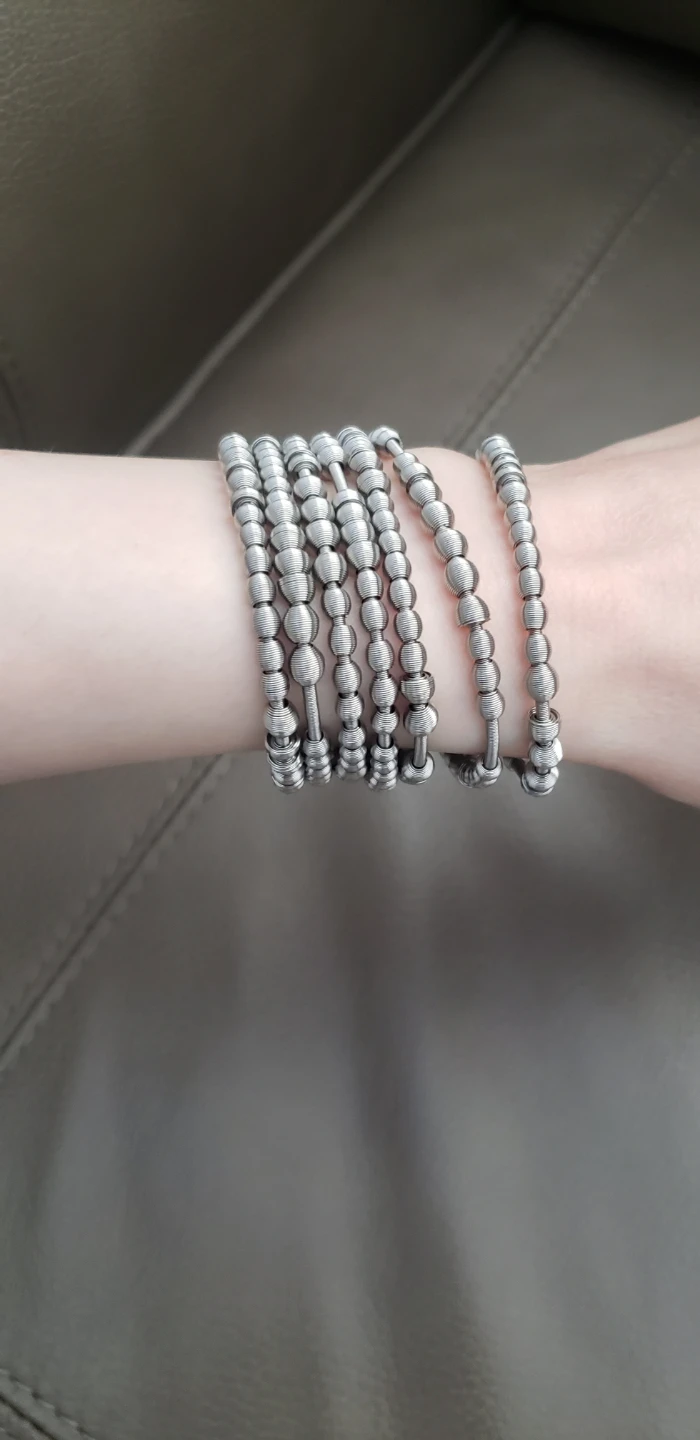 Tiziana Redavid's "La Molla" bracelets set of 7