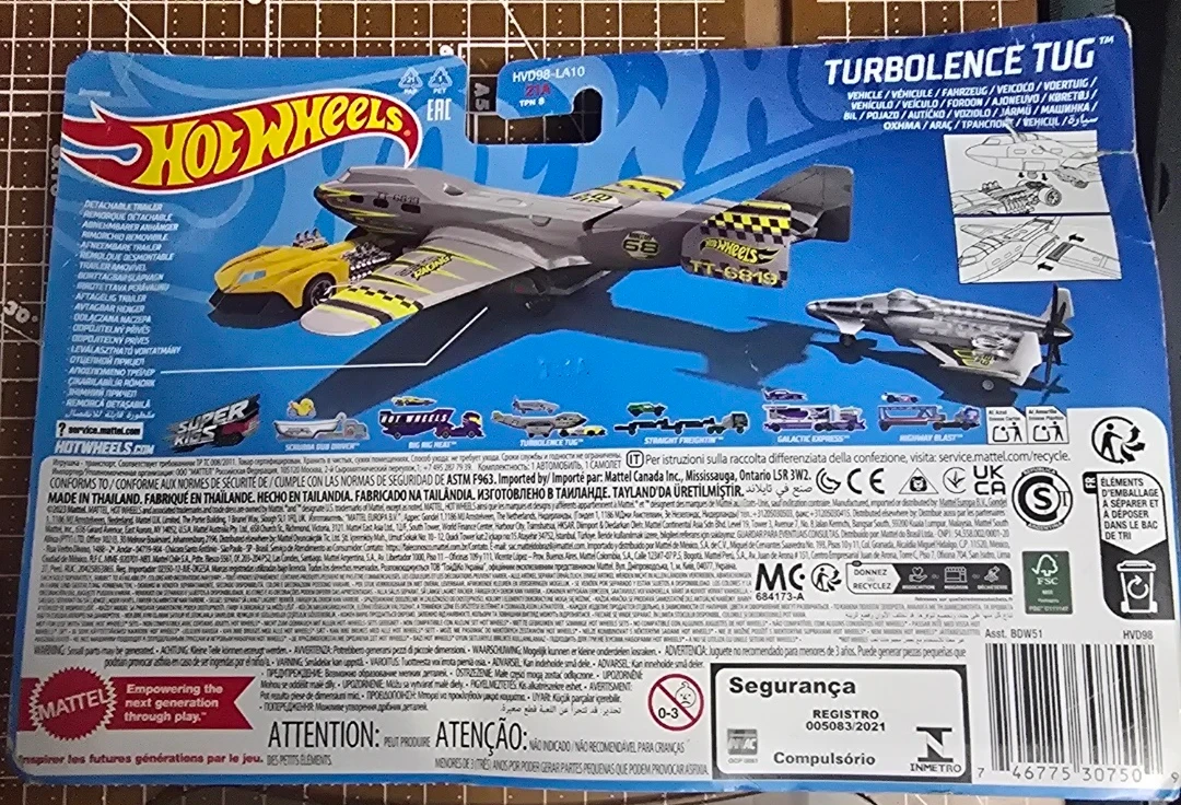 Hot Wheels Turbulance Tug Super Rigs Toy Vehicle - photo 2