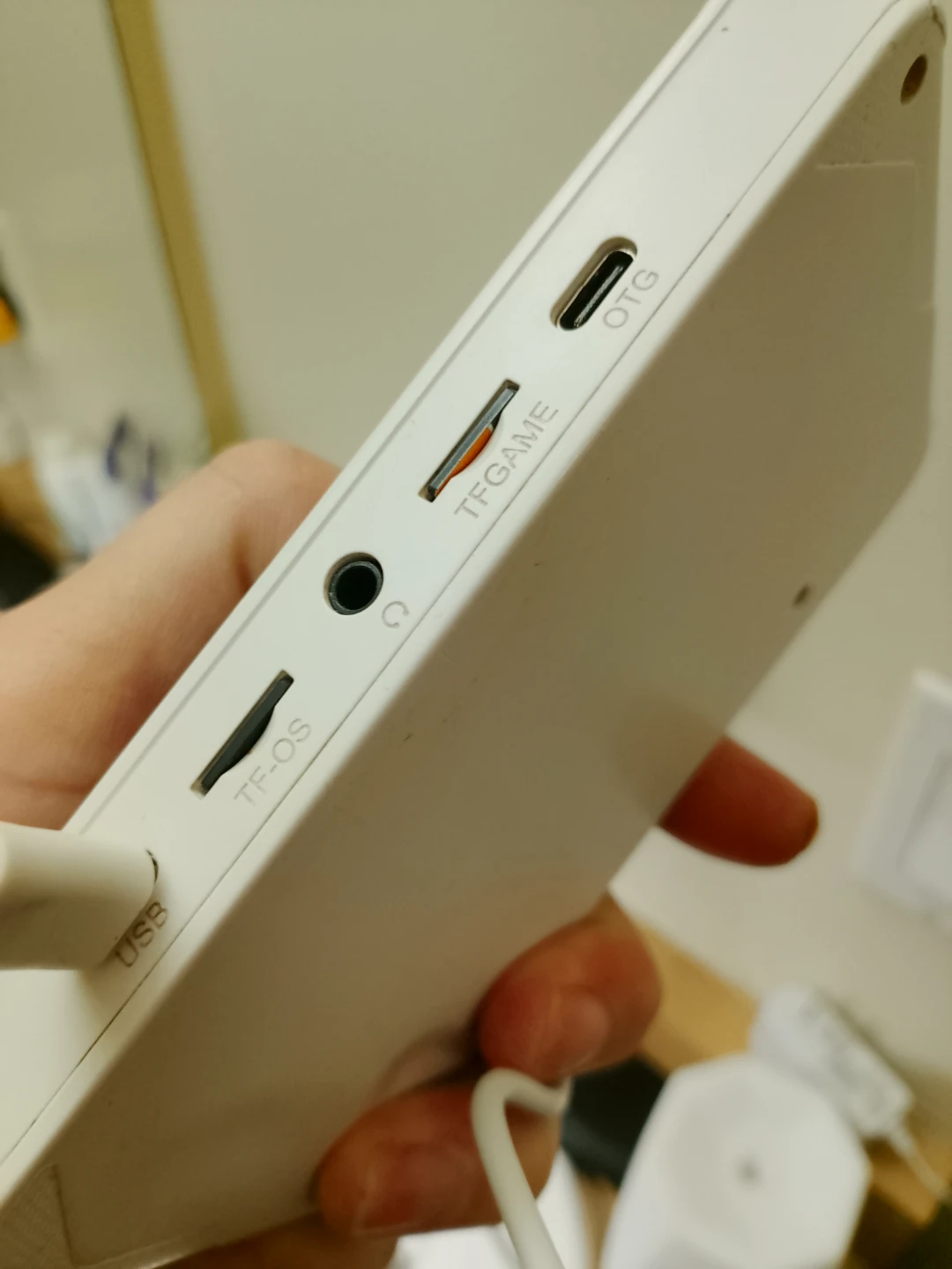 Powkiddy handheld console with preloaded games - photo 3