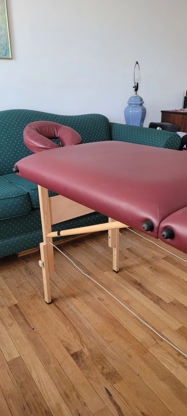 Maroon Portable Massage Table - photo 2