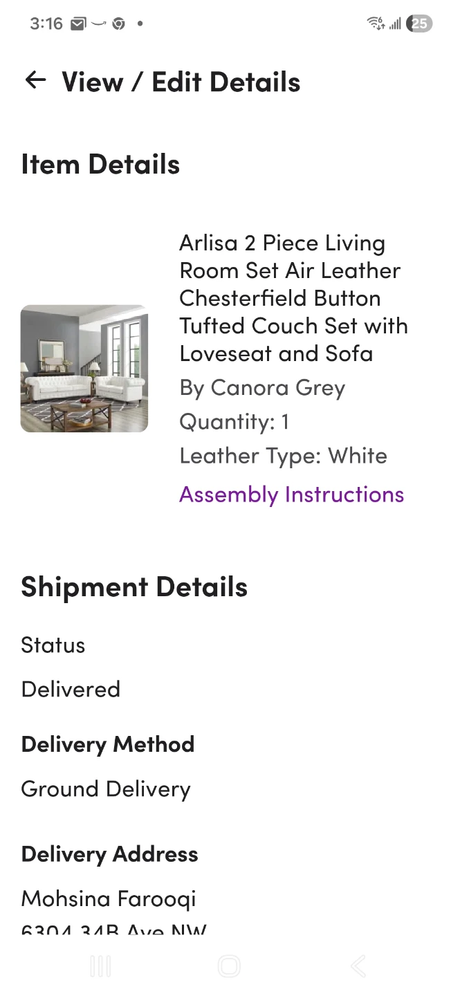 White Arlisa Chesterfield Tufted Button Sofa - photo 2