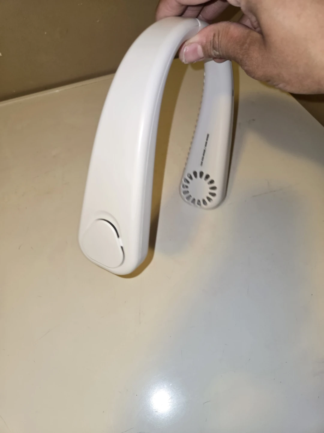 White Neck Fan