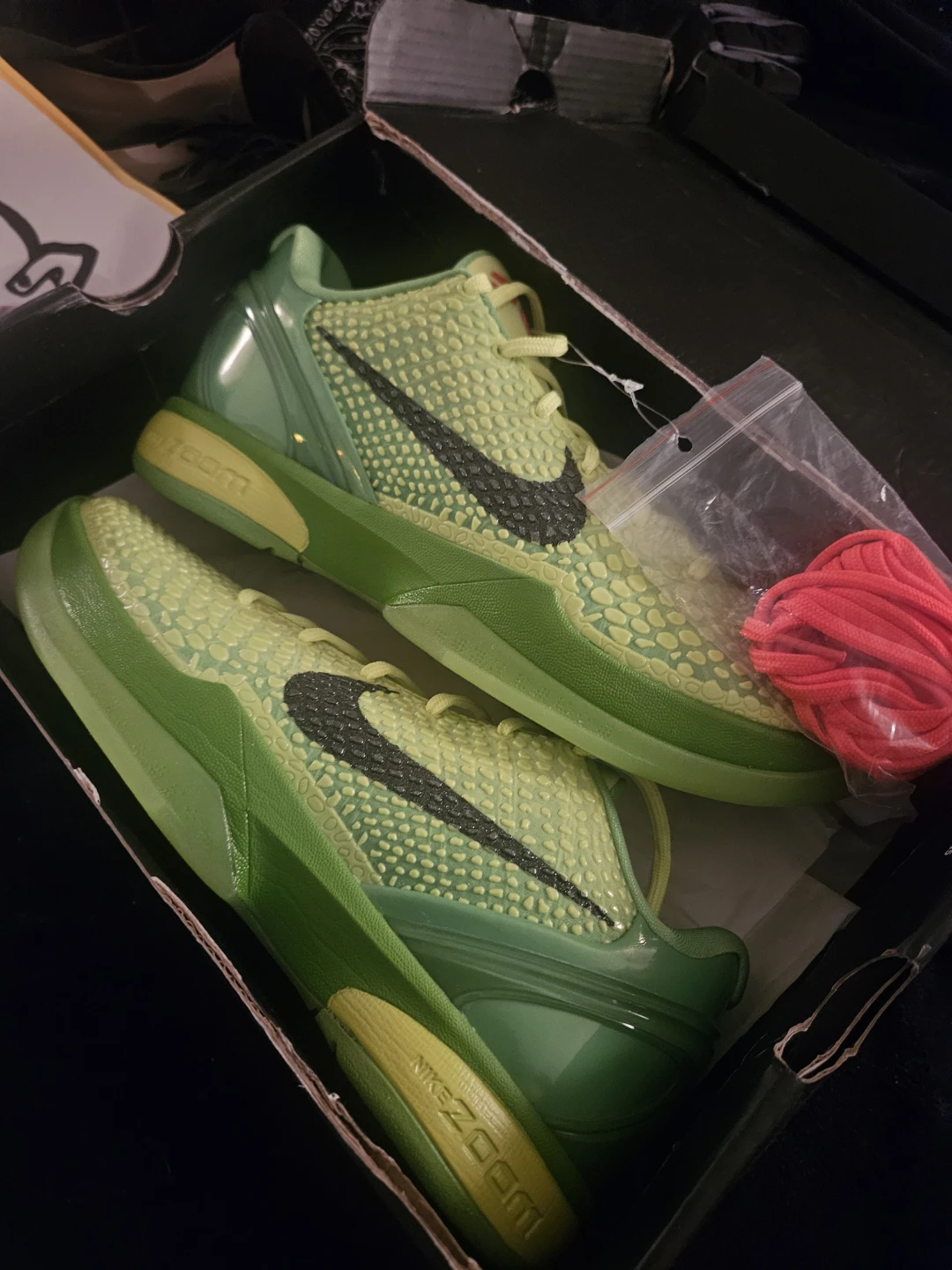 Nike Kobe VI Protro "Green Apple" Sneakers Size 10.5