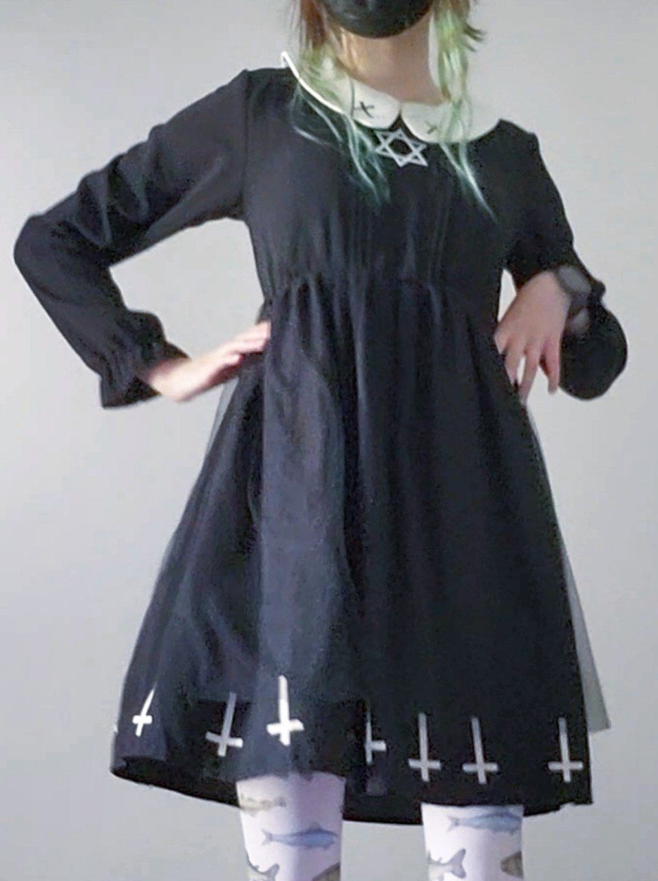 Gothic Lolita Dress. Size S - photo 2