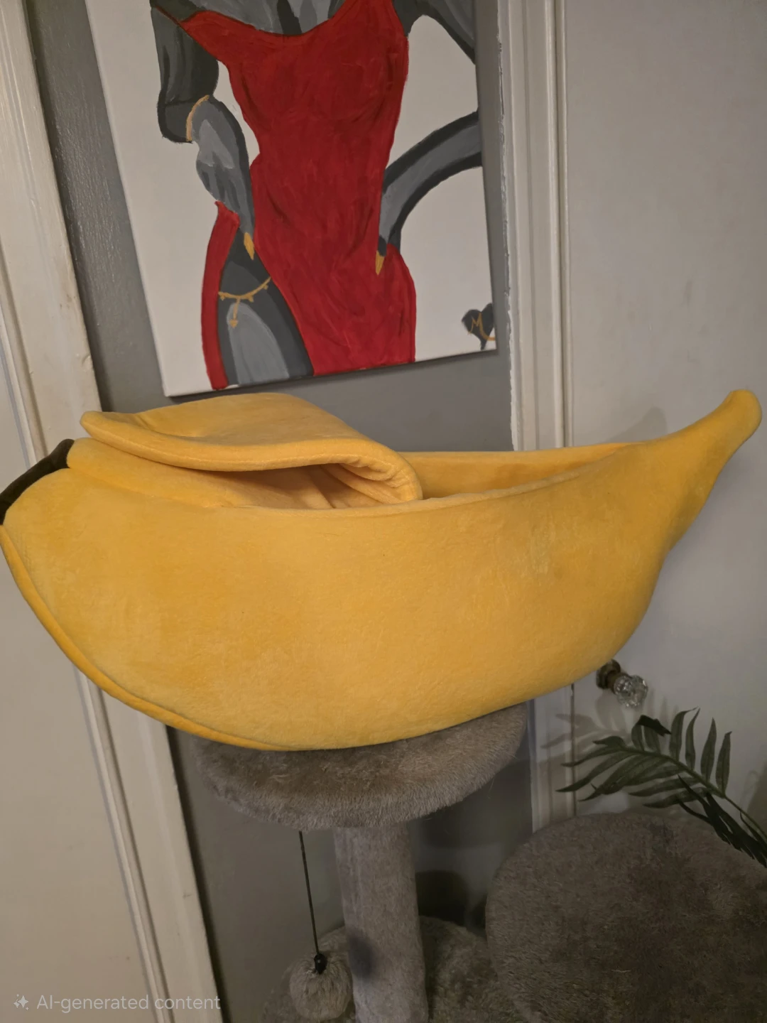 Yellow Banana Pet Bed - photo 2