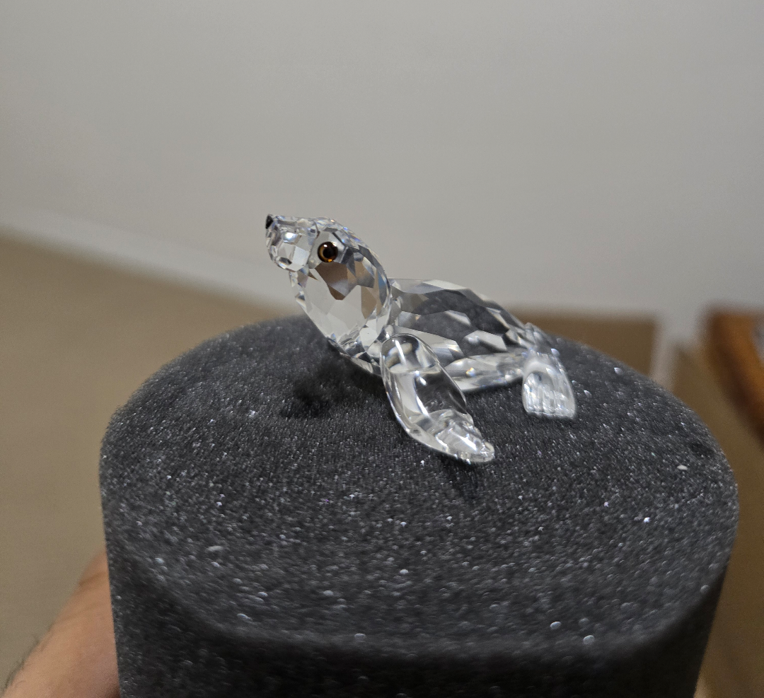 Swarovski Crystal Turtle Figurine