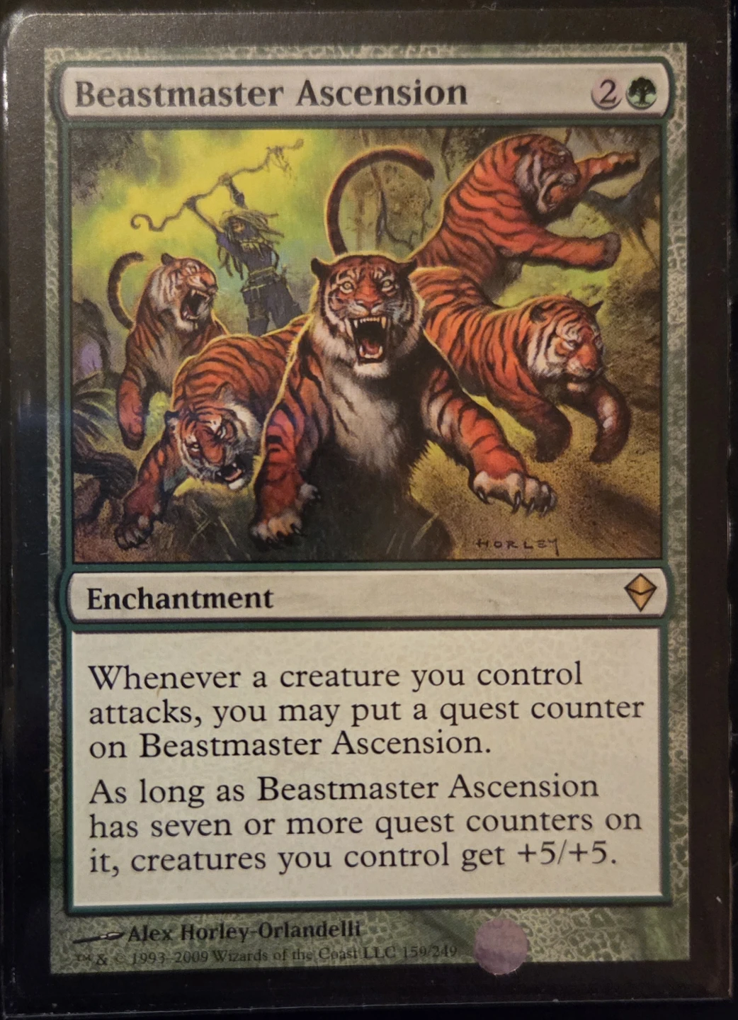 Beastmaster Ascension Magic the Gathering Card