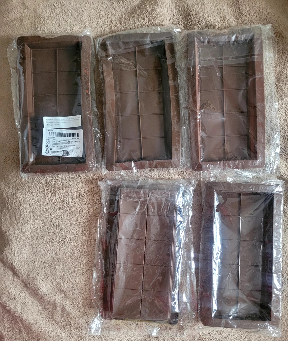 Set of 5 Chocolate Bar Molds🥕 - photo 4
