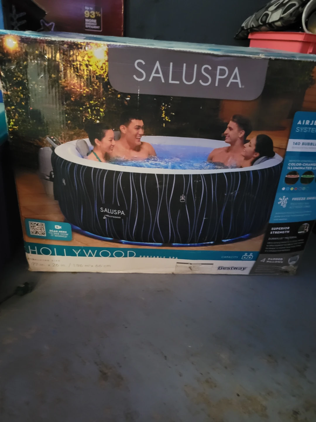 Bestway Saluspa Hollywood Portable Spa Hot Tub - photo 3