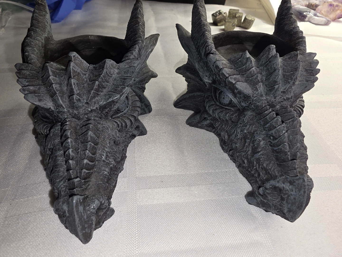 Dragon Head tealight Candle Holder Set