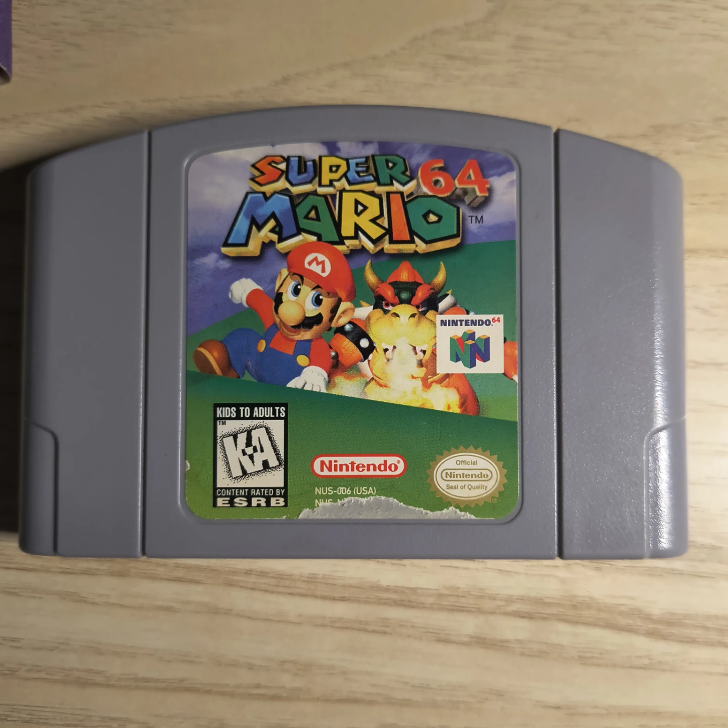 Nintendo 64 Super Mario 64 Game Cartridge