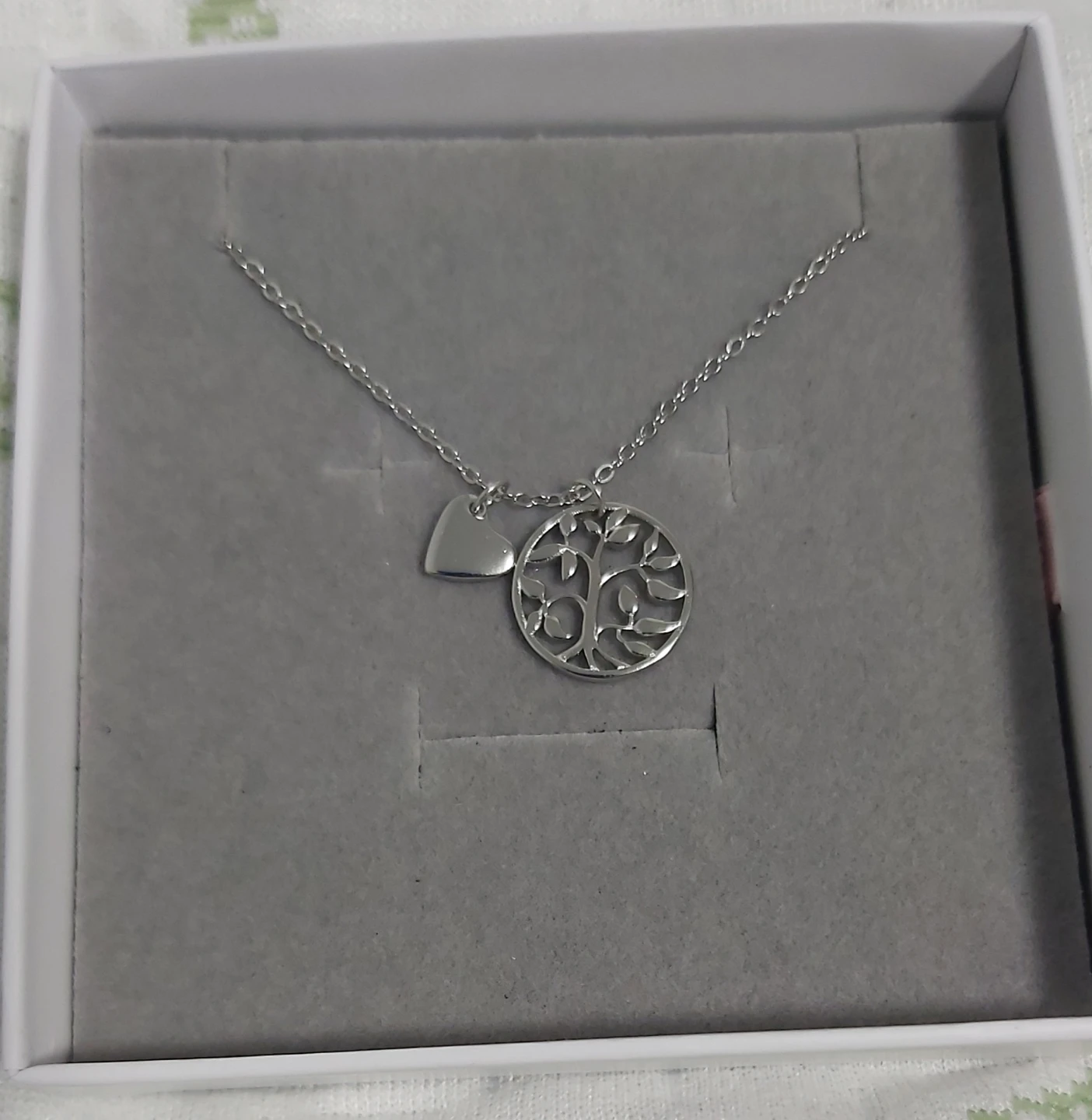 Tree of Life Necklace with Heart Charm 🌱