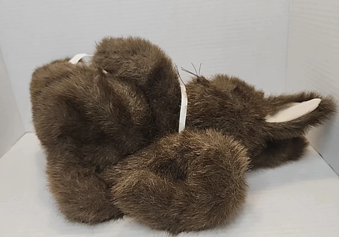 Vintage Anne Geddes Baby Dolls Baby As A Squirrel  Hard Plastic - photo 2