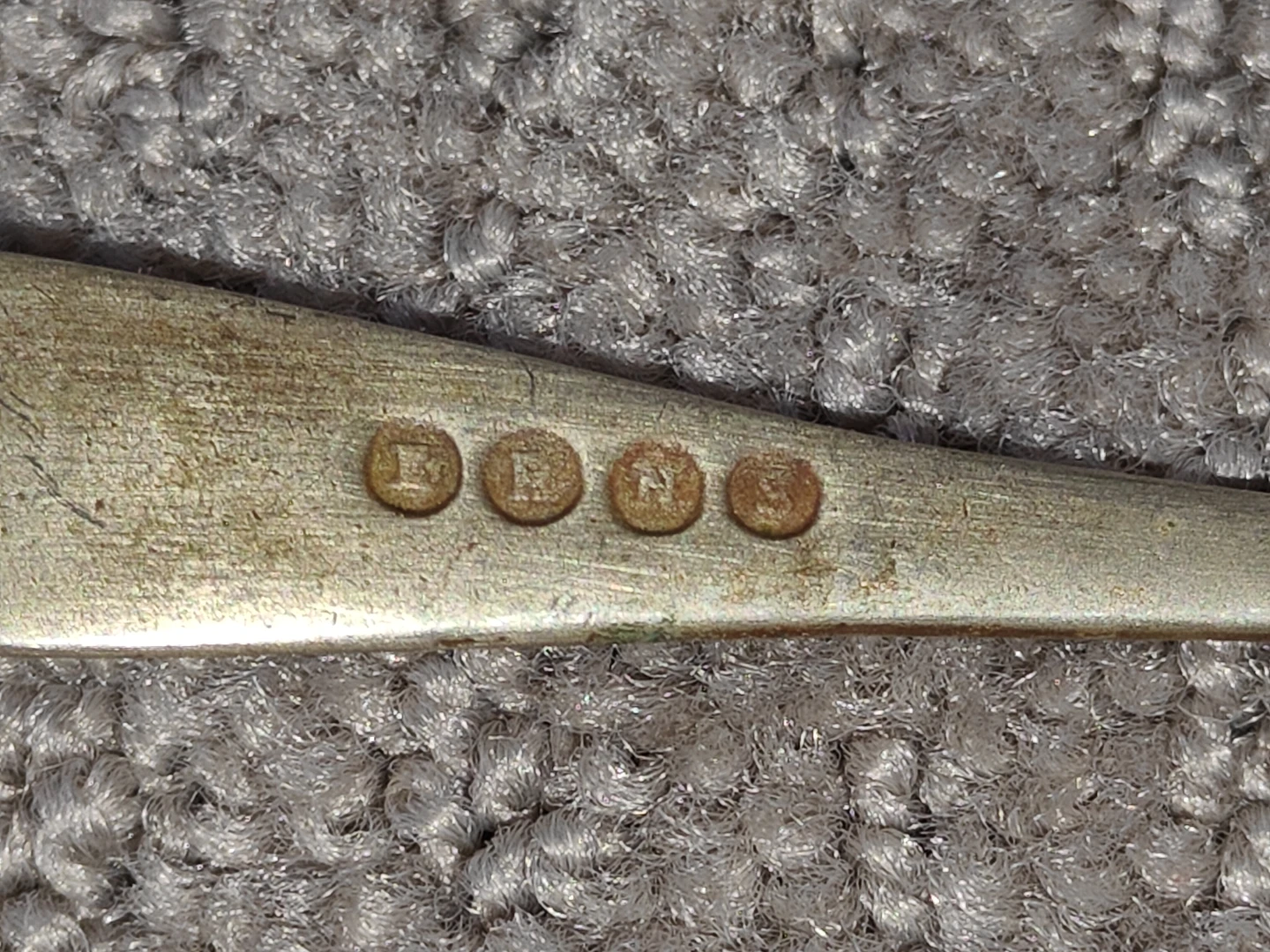Vintage EPNS Silver Plated Souvenir Teaspoon Emboss Ship Design - photo 5