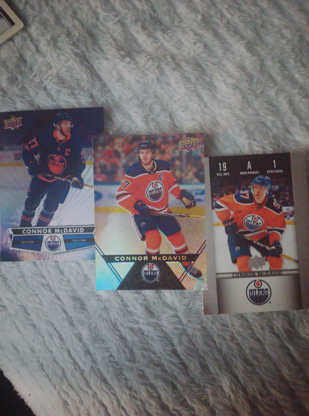 Connor McDavid Hockey Cards - 3 Pack