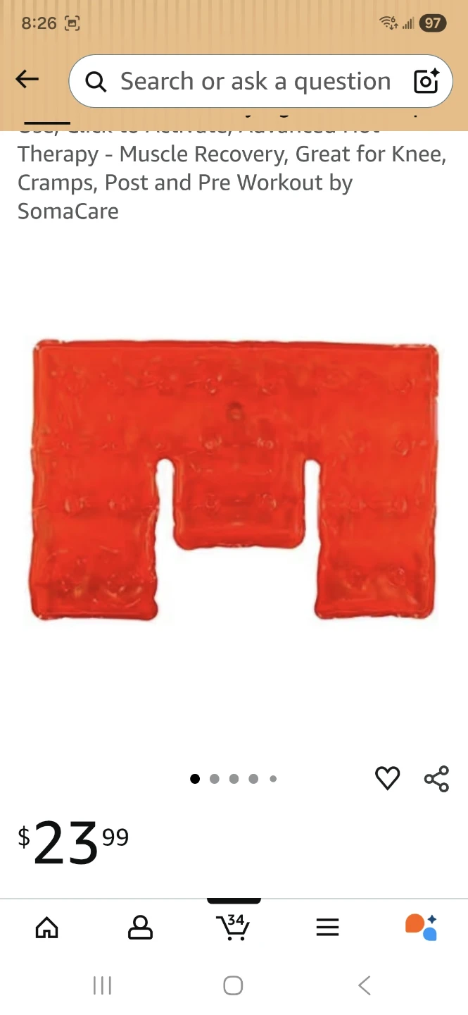 SomaCare Neck & Shoulder Pack (1 Pack) Reusable Hot Pack - photo 2