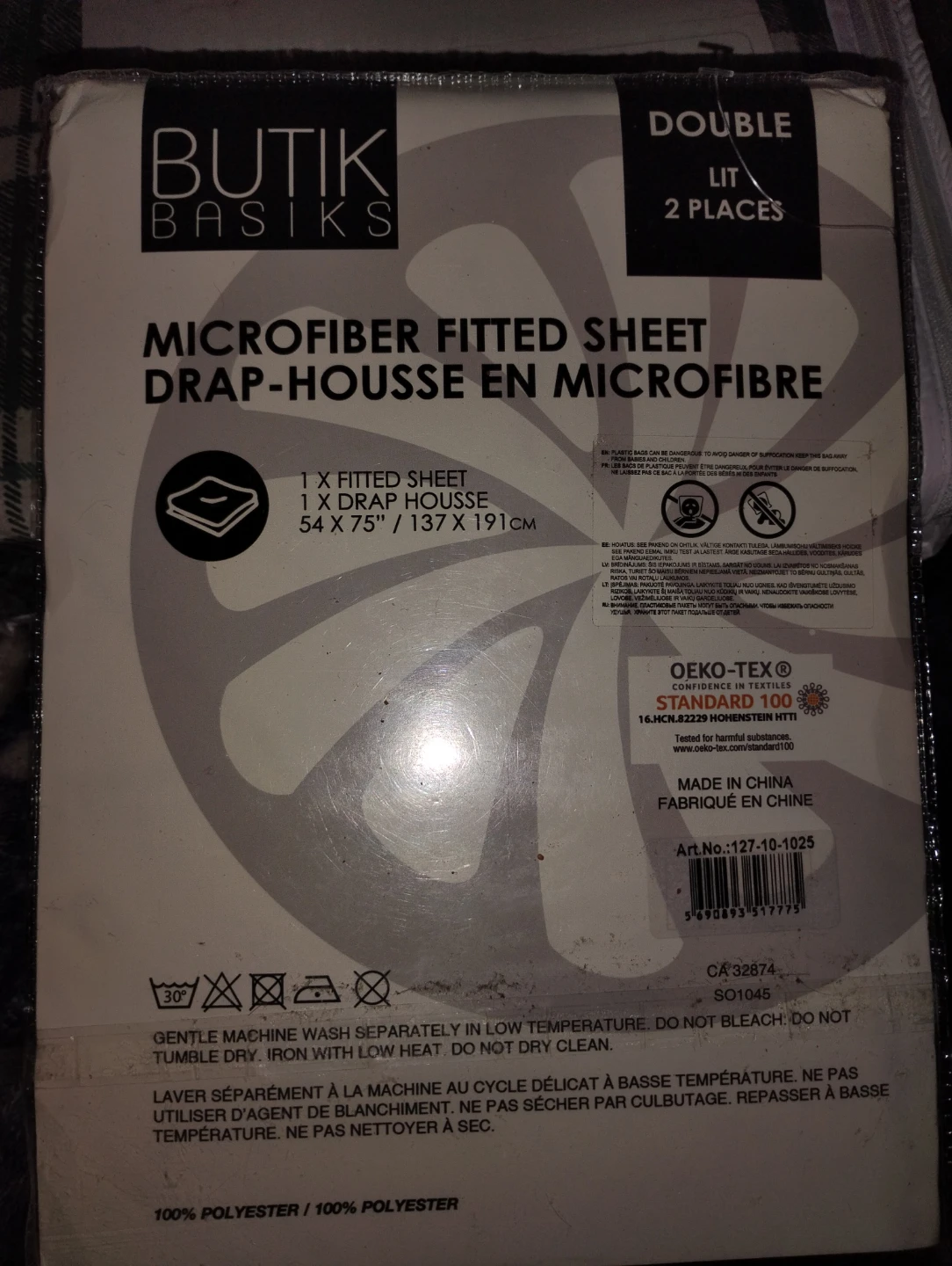 Butik Basiks Double Microfiber Fitted Sheet
