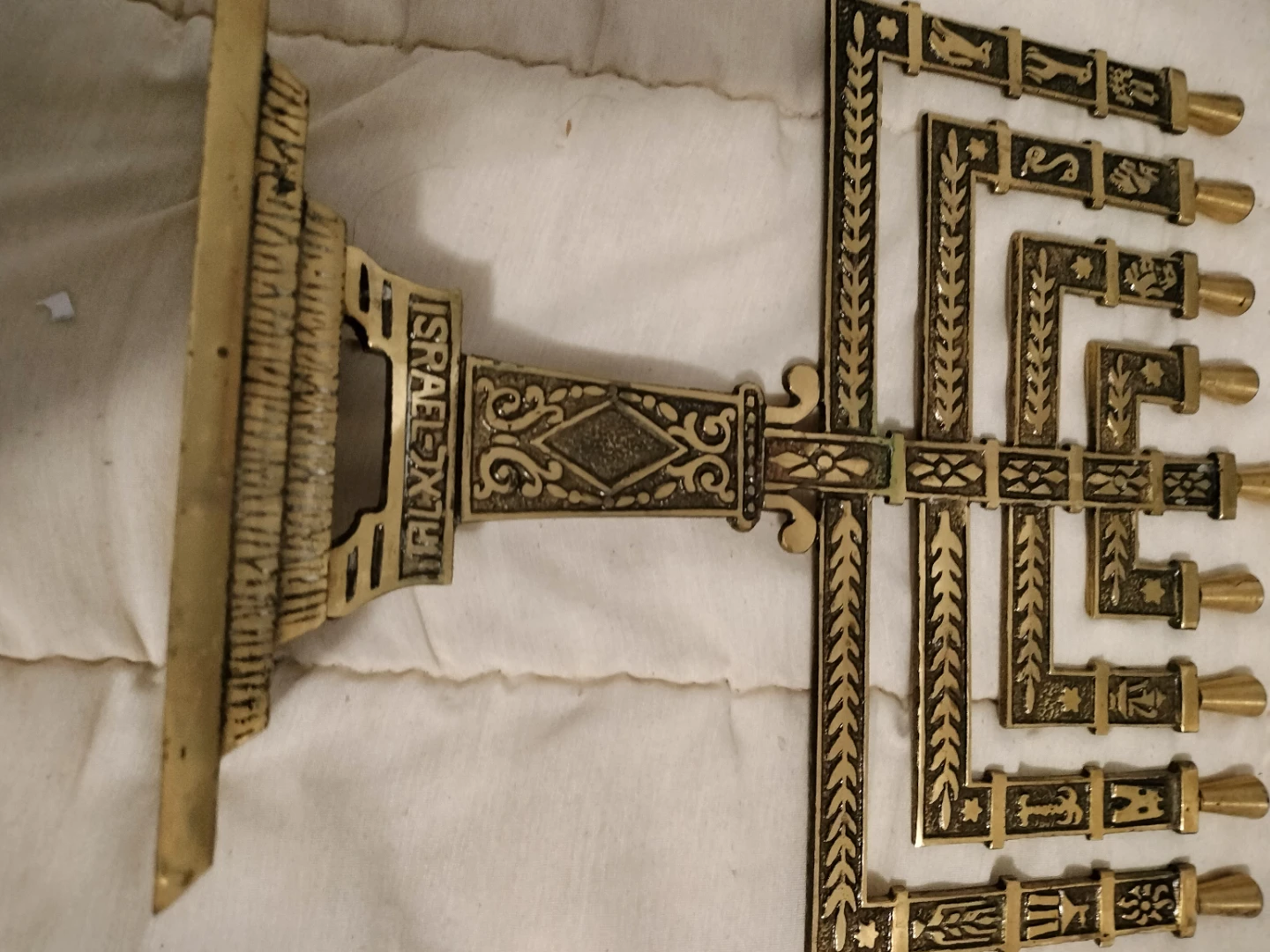 Brass Menorah - Made in Israel - photo 2