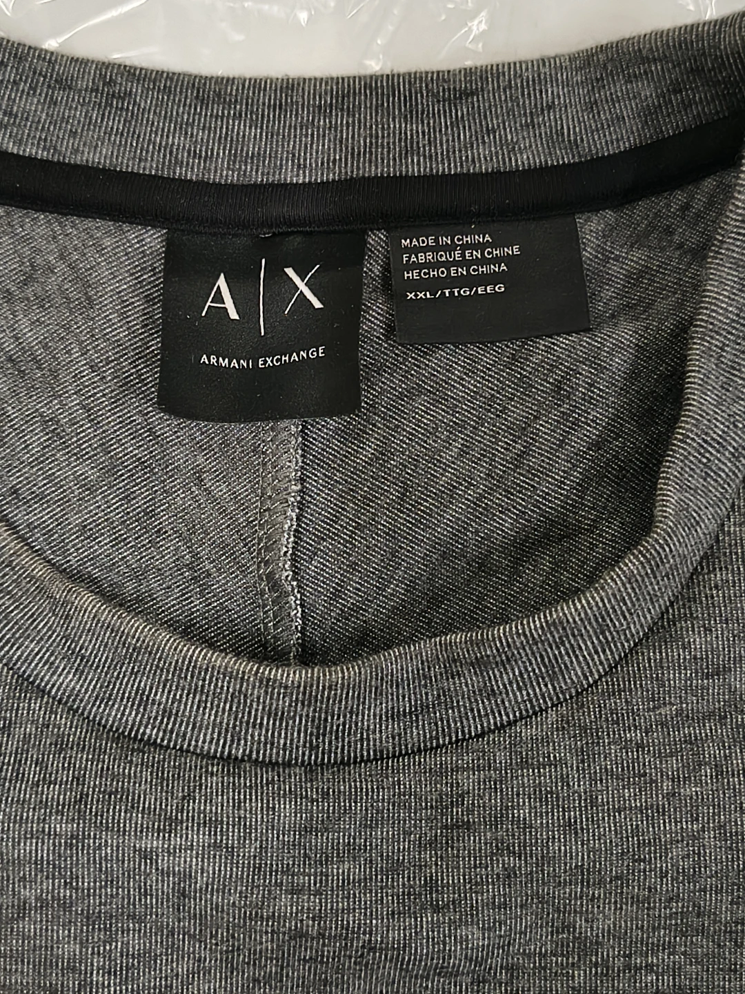 Armani Exchange Grey Crew Neck Sweatshirt men's 2xl - photo 2