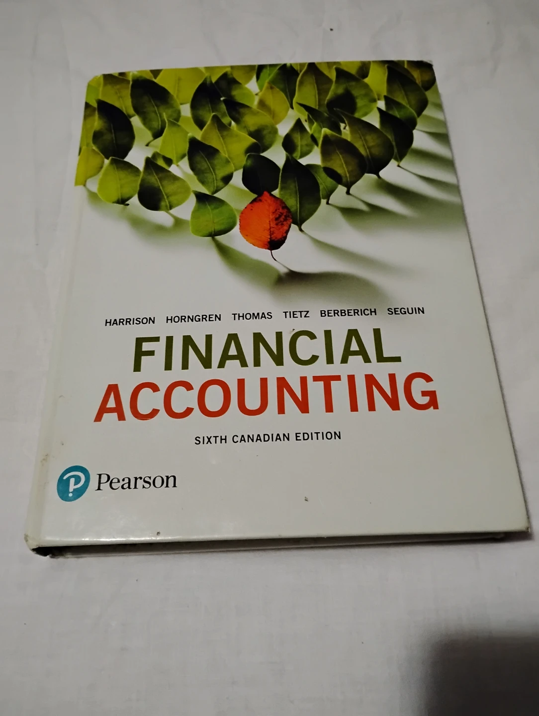 Pearson Financial Accounting Sixth Canadian Edition Textbook