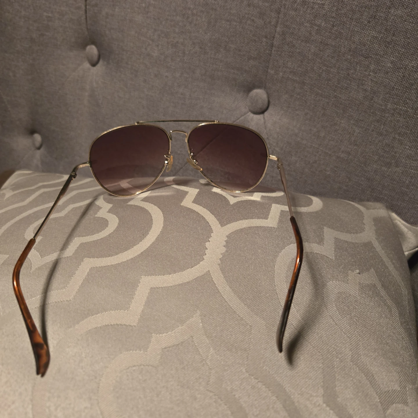 Gold Tone Aviator Sunglasses From Aldo - photo 2