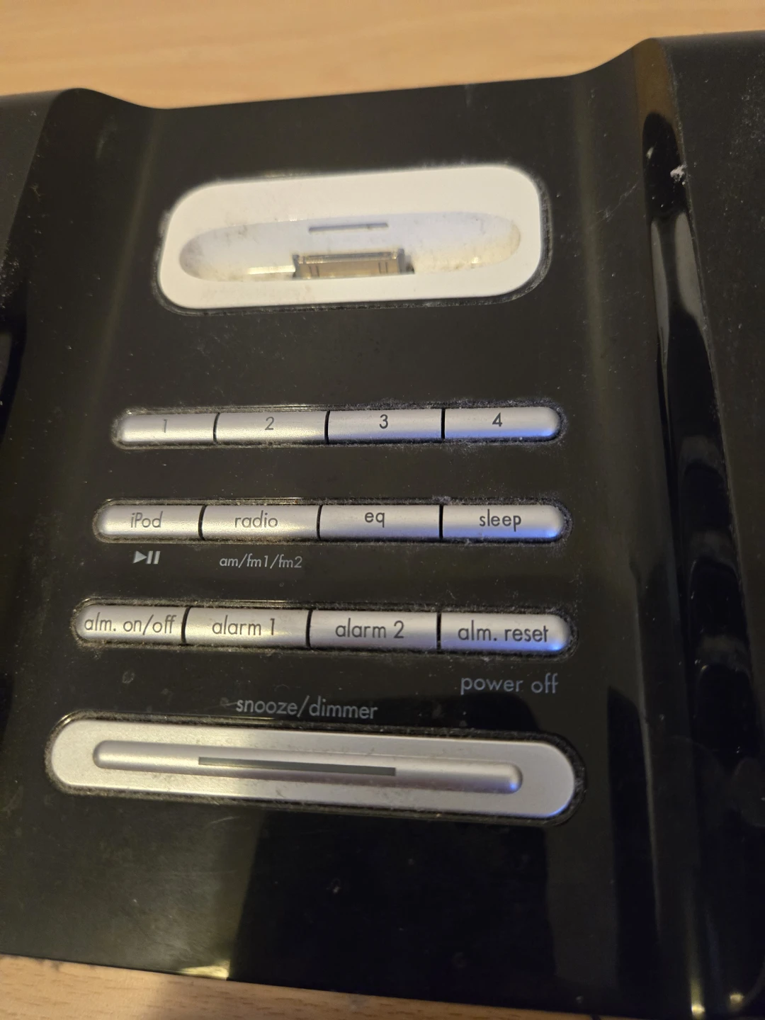iHome Dual Alarm Clock Radio with iPod Dock - photo 3