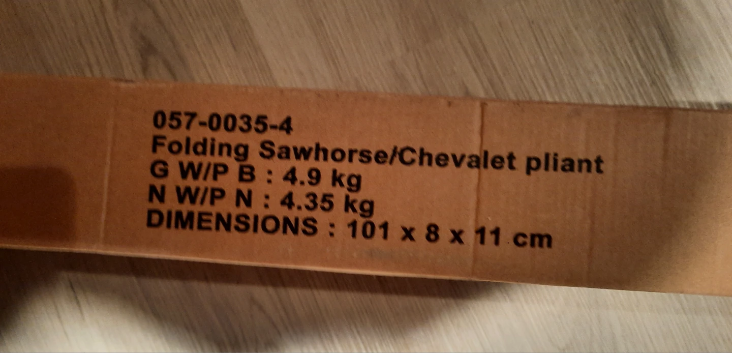 Mastercraft Folding Metal Sawhorse - New in Box! - photo 2