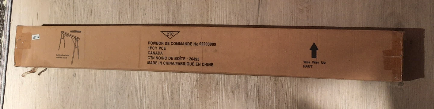 Mastercraft Folding Metal Sawhorse - New in Box! - photo 3