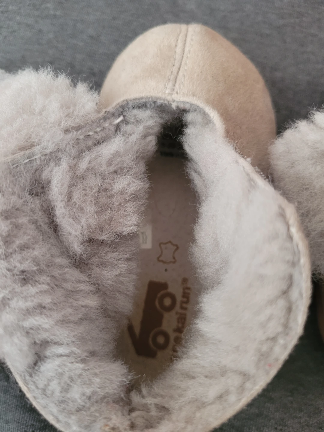 See Kai Run Avery Infant Grey Shearling Boots Size 5 EU 21 - photo 4