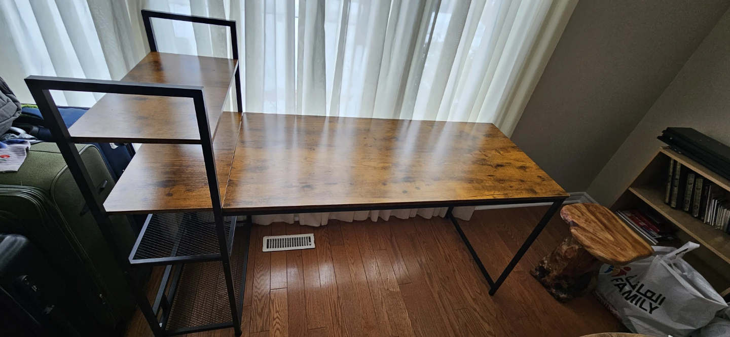 Computer Desk with Shelves - photo 4