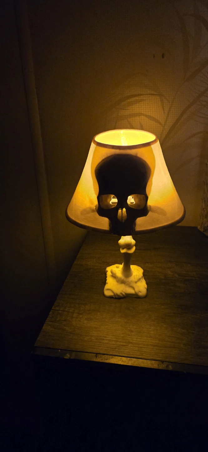 Skull Themed Table Lamp