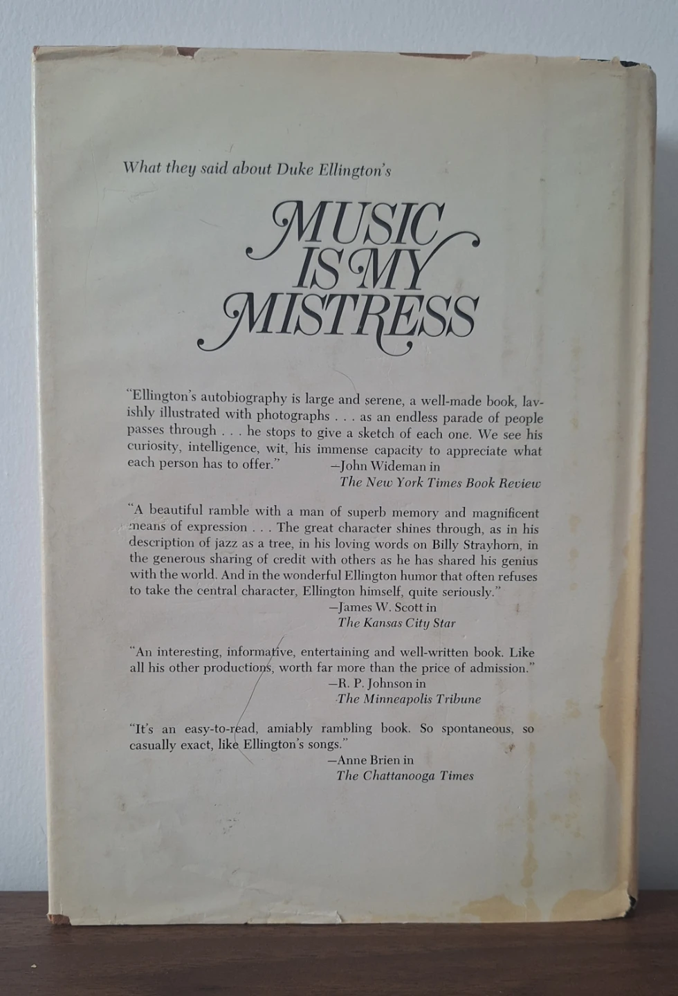 Duke Ellington Biography Book - photo 2