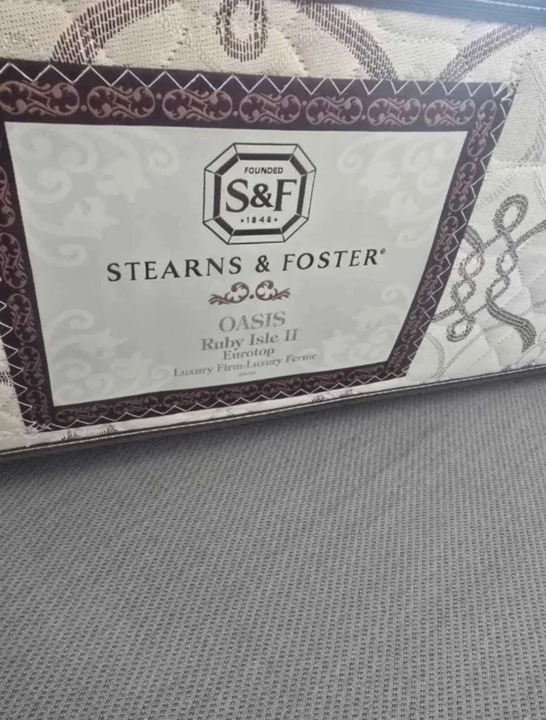 Stearns & Foster Oasis Ruby Isle II Eurotop Luxury Firm Mattress - photo 3