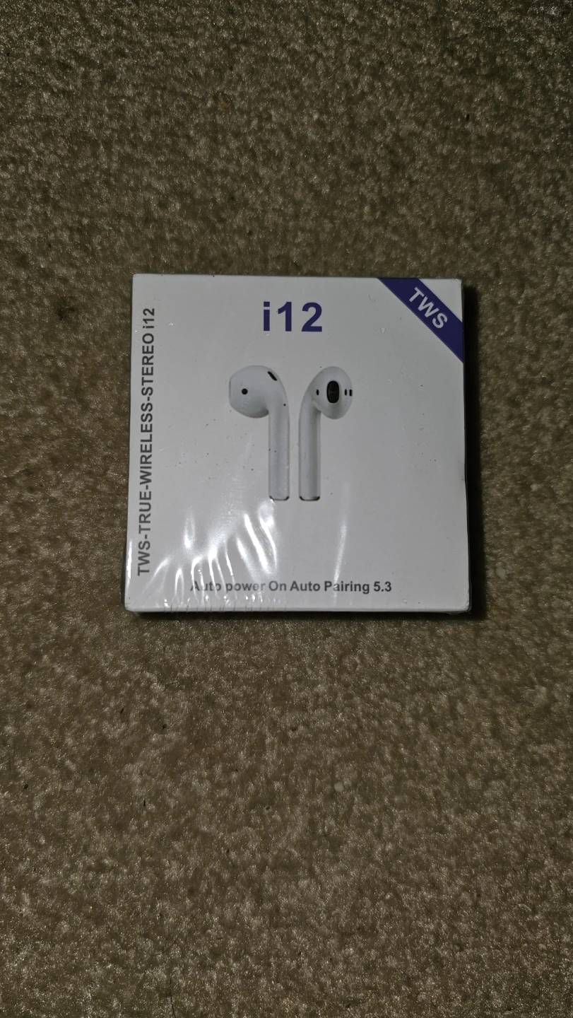 i12 TWS Wireless Bluetooth Stereo Earphones/Earbuds 🏆