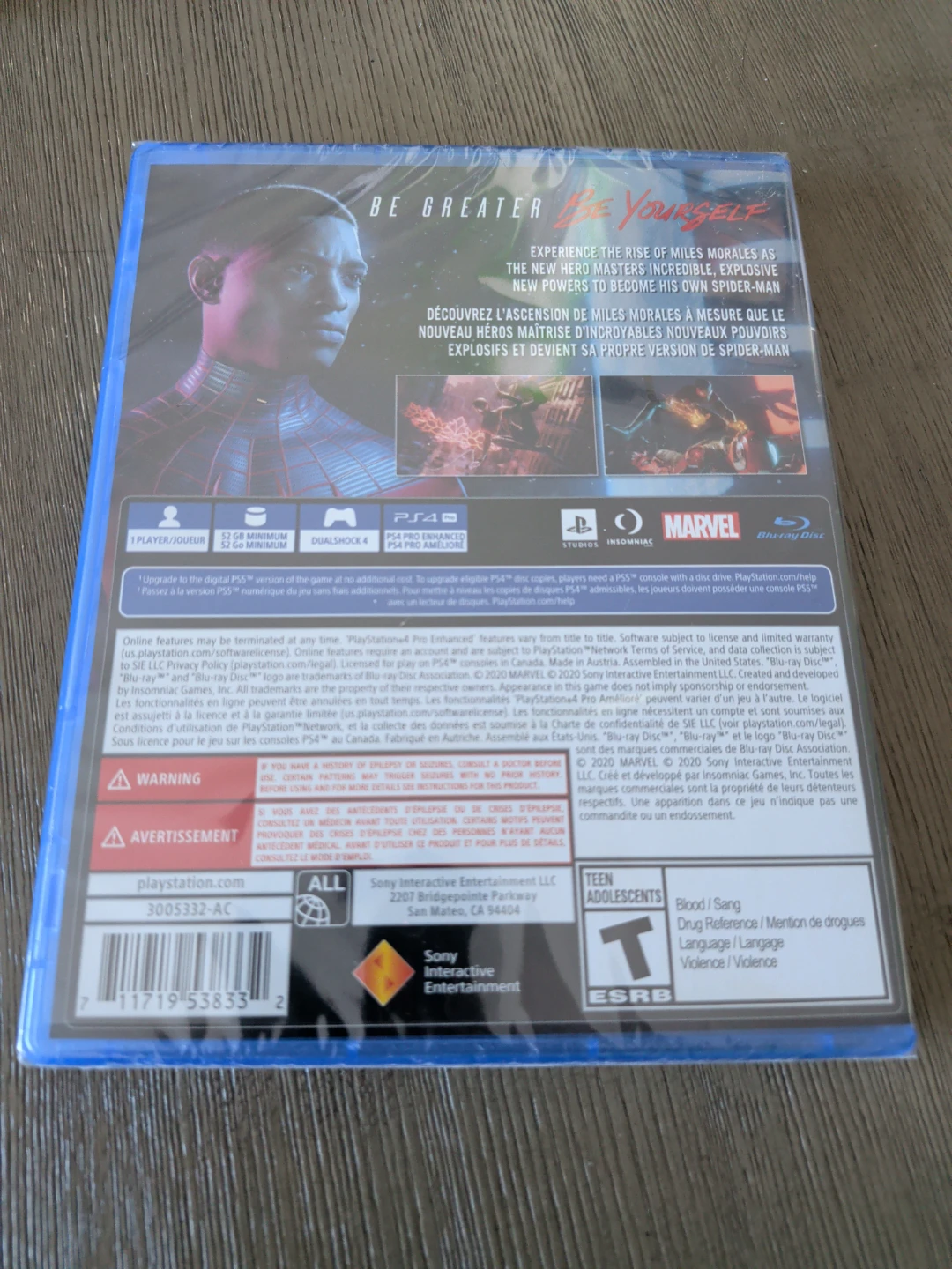PS4 New: Sealed Marvel's Spider-Man: Miles Morales - photo 2