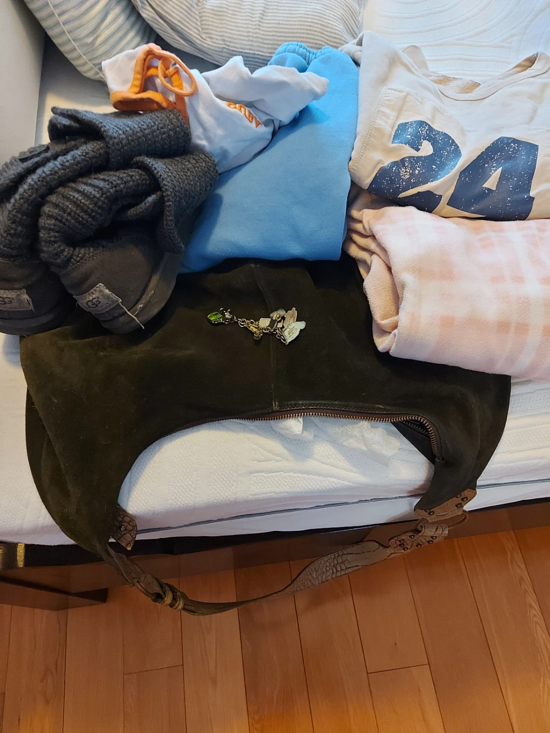 Small bundle of women's clothing and some accessories