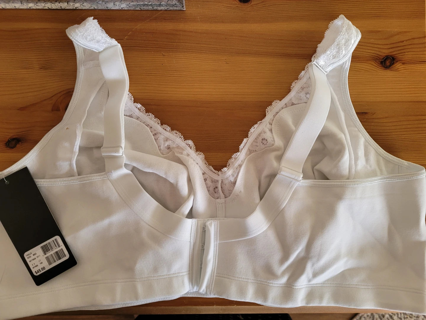 VOGLO CAMILA Bra Size 46D White Cotton - photo 2