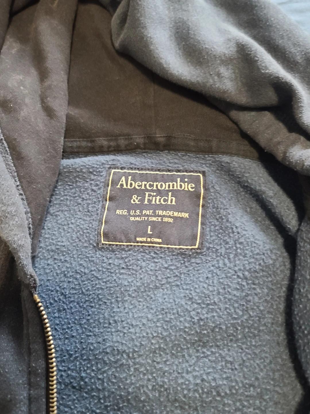 Abercrombie & Fitch Zip-Up Hoodie - Size L - photo 2