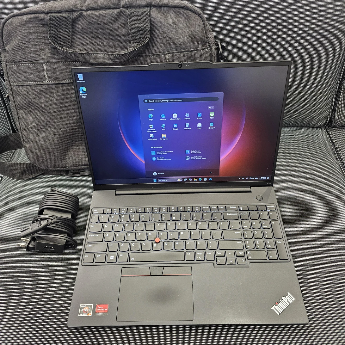 2024 Touchscreen ThinkPad 16", Ryzen 7, 16GB, 512gb, Win11Pro