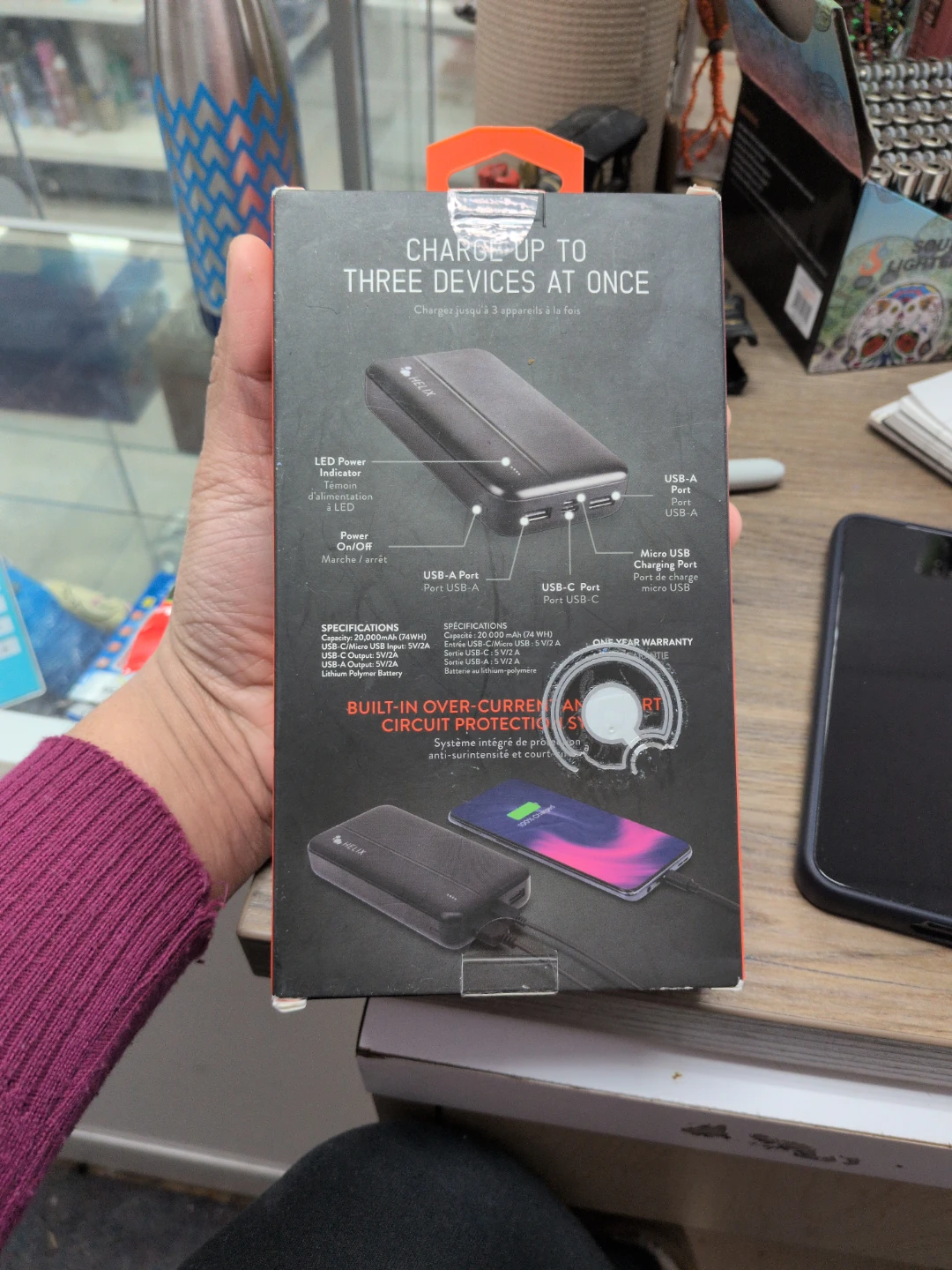 Helix TURBOVOLT+ 20,000 mAh Power Bank - photo 3
