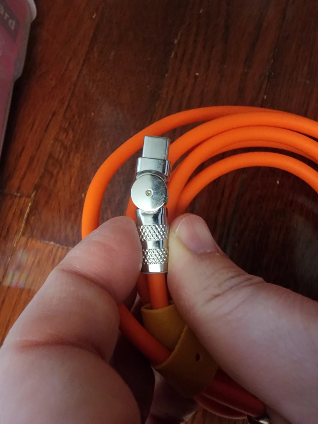 Orange USB-C Charging Cable - photo 4