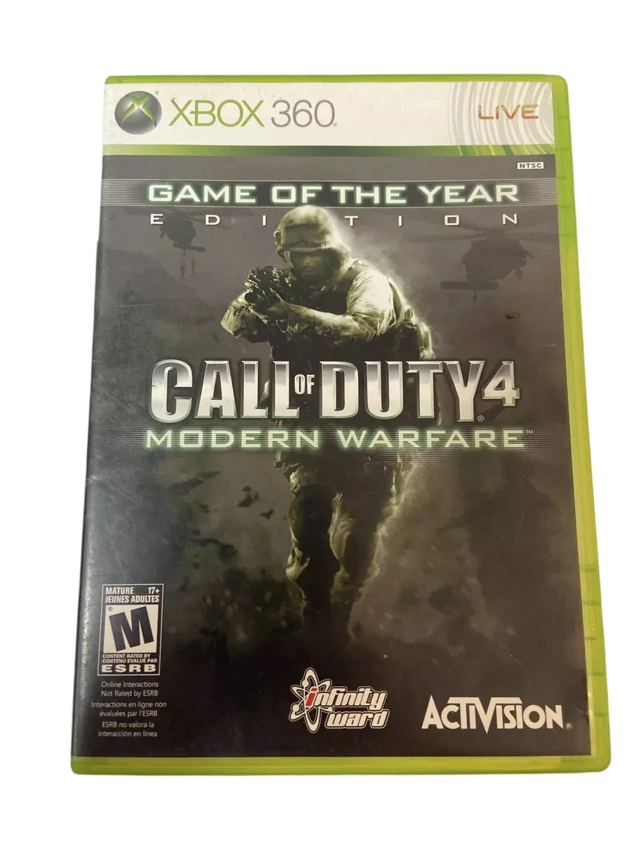 Call of Duty 4: Modern Warfare Game of the Year Edition Xbox 360