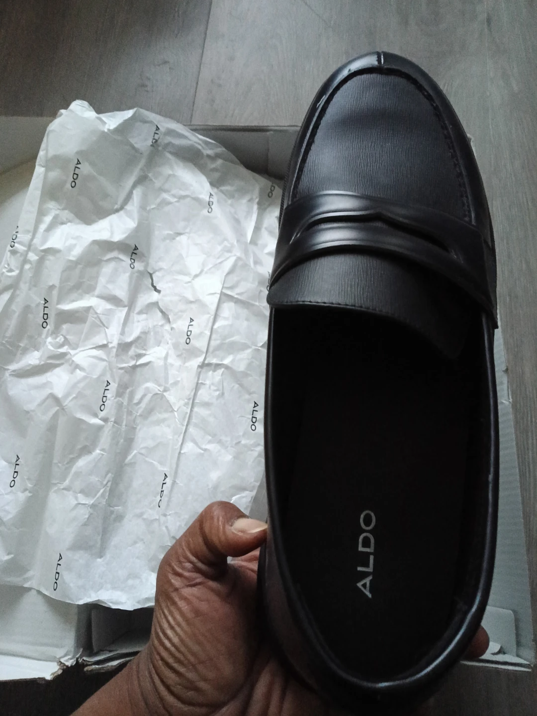 ALDO MONOLITH Loafers Black Size 11 Men's - photo 2