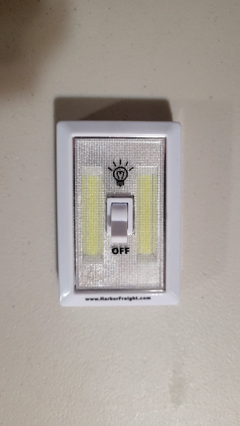 Battery Powered Light Switch ❤️ - photo 3
